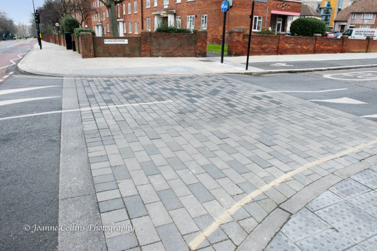Commercial Paving Photographer Tobermore London blanchedown Road SE5