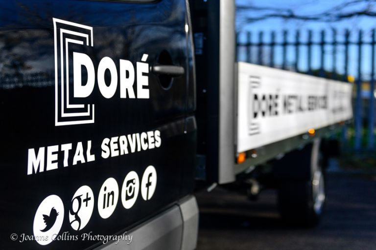 Industrial Commercial Photographer Kent - Doré Metals Sittingbourne Fleet of trucks