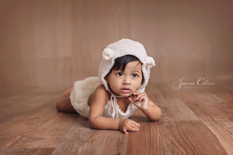 first birthday photoshoot kent, baby lamb outfit